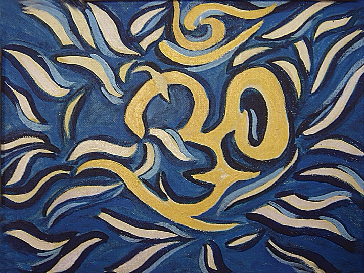 Sacred Om symbol representing pure resonance